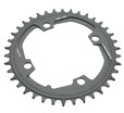Зірка шатунів передня накладна AL CROSSER чорна на 38 T (104 BCD) (NARROW WIDE) фото westvelo.com
