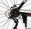 Велосипед 29 ST Corso «LEADER» LD-62300 сталь 21", (к-т SHIMANO) чорно-червоний фото westvelo.com