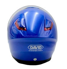 Мото шолом, закритий "DAVID" (XL) Інтеграл, D820, синій глянцевий