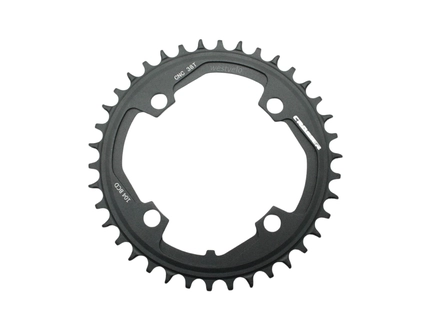 Зірка шатунів передня накладна AL CROSSER чорна на 38 T (104 BCD) (NARROW WIDE)