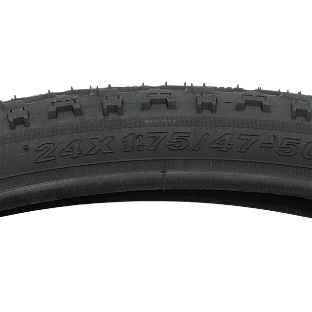 Покришка 24-1.75 BLACK CAT (АК935) боковий шип. (47-507) фото westvelo.com