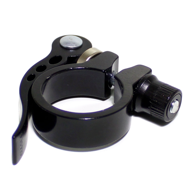 Хомут з ексцентриком труби сідла Ø28.6 мм алюміній сірий фото westvelo.com