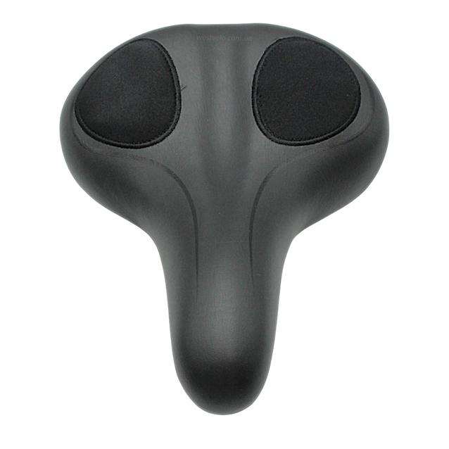 Сідло на демферах AZ 6046 with gel чорне, гелеві вставки. фото westvelo.com