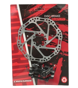 Дискові гальма: (задні) супорт REPUTE DSC310 (CROSSRIDE) F180/R160 + диск 160 + болти