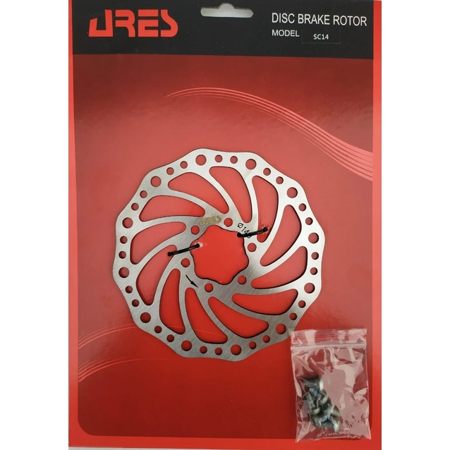 Гальмівний диск (ротор) Ø140мм ARES під болти (+ болти) фото westvelo.com