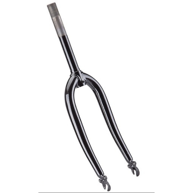 Вилка 20 сталева шток L-240mm р.з L-110mm чорна фото westvelo.com