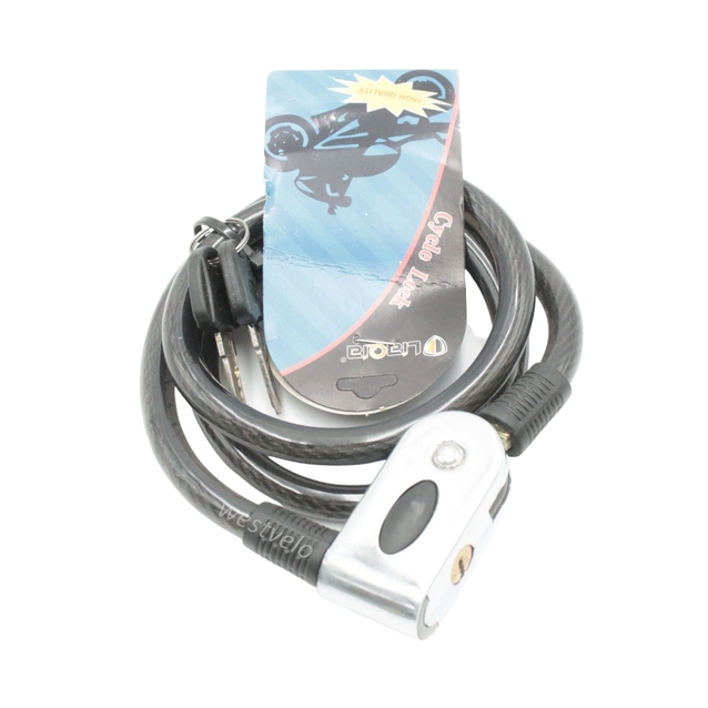 Замок на ключ LIAQIA (LQ 301) Ø12mm L-1000mm, рухомий фото westvelo.com