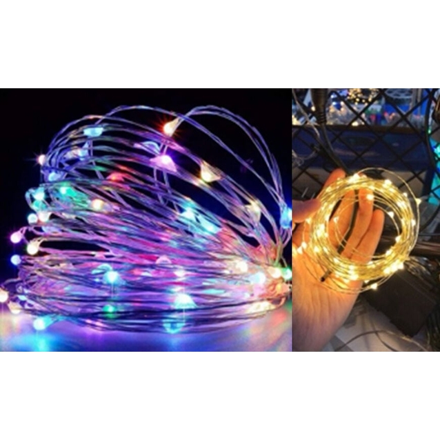 Гірлянда світлодіодна 8.2 м, жовте світло, від батарейок, 1 режим, в коробці (C 61485-25 Y) фото westvelo.com