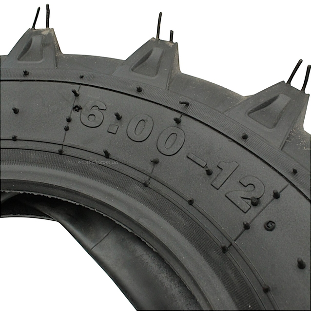 Покришка "12" 6.00-12 Тайвань 12 PR (мотоблок) + камера, TAIWAN QUALITY фото westvelo.com