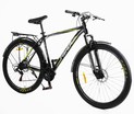 Велосипед 29 ST Corso «FISHER» FS-70190 сталь 21", (к-т SHIMANO) чорно-сіро-жовтий фото westvelo.com