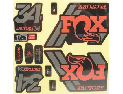 Наклейки на вилку. FOX "прінт 6"