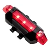 Мигалка зад DC-918, з акумулятором, на usb зарядку, червоно-біла фото westvelo.com