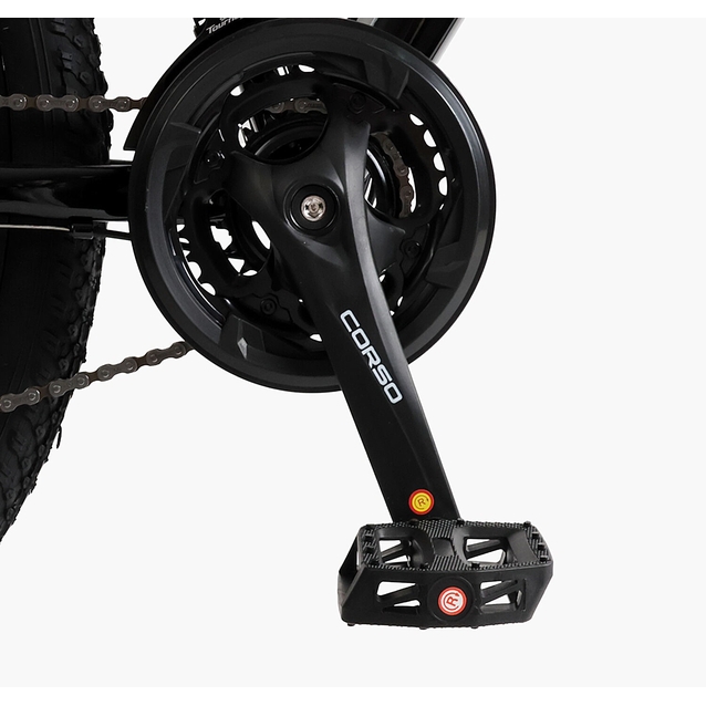 Велосипед 29 ST Corso «LEADER» LD-62300 сталь 21", (к-т SHIMANO) чорно-червоний фото westvelo.com