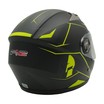 Мото шолом, закритий (XS 53-54) F2 830-2 Інтеграл,Neon yellow #2, чорний матовий фото westvelo.com