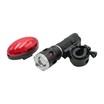 Фара + мигалка №12 L12 LED алюміній, на батарейках фото westvelo.com