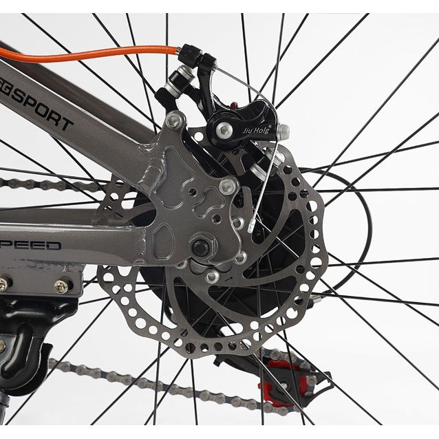 Велосипед 24 AL Corso «CONCEPT» CP-24931 алюміній 11", (к-т SHIMANO) сіро-червоний фото westvelo.com