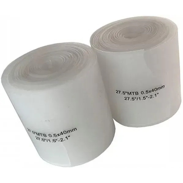 Антипрокольна стрічка 28" 700с (25мм х 0,5мм) білий, 2шт. фото westvelo.com