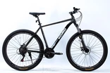 Велосипед 29 AL Corso «KORD» KD-29570 алюміній 21", (к-т SHIMANO) чорний фото westvelo.com