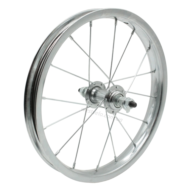 Колеса 14 обід нікель, перед + зад з втулкою Falcon + к-т. з фліпером. фото westvelo.com