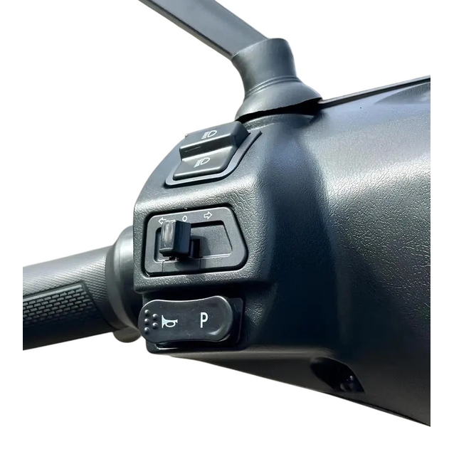 Електроскутер Corso «JOGGER» JR-764032, двигун 1500W, акумулятор 72V 25Ah свинцево-кислотний сіро-оливковий, колеса 10" + 1 ящик. акум фото westvelo.com