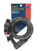 Замок TONYON 535 Ø12mm-1500mm змінний код, з кріпленням на раму фото westvelo.com