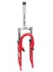 Вилка 20 аморт. різьб. LOGAN №720 V-brake шток L-180mm р.з L-85mm червона фото westvelo.com