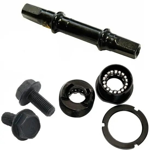 Каретка мтв Бубон в зборі (вал + чашки + віночки) фото westvelo.com