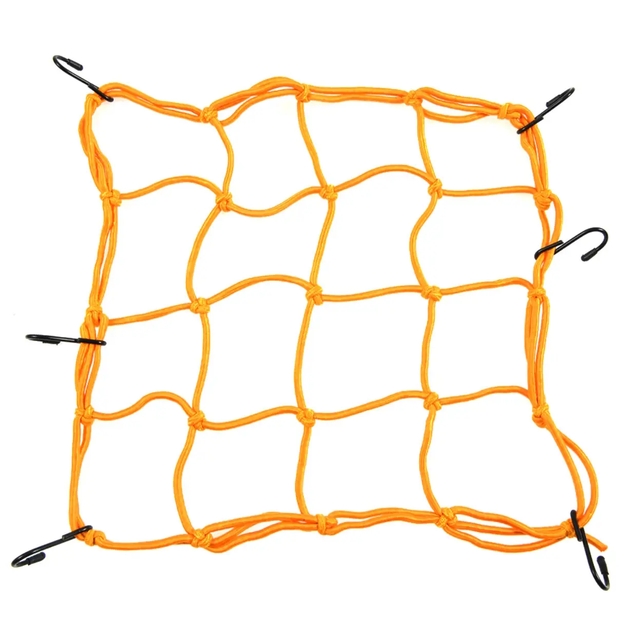 Стяжка (сітка-павук) "KOMATCU" з гачками на багажник, жовта фото westvelo.com