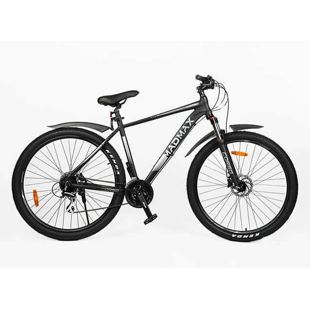 Велосипед 29 AL Corso «MADMAX» MD-29779 алюміній 20", (к-т гідравліка SHIMANO) чорний фото westvelo.com