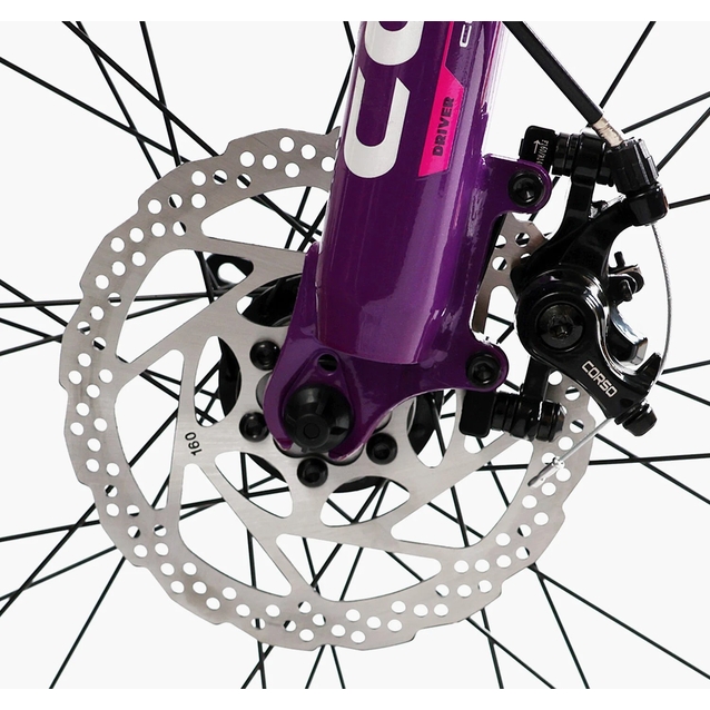 Велосипед 26 AL Corso «BLADE» BD-26228 алюміній 13", (к-т SHIMANO) фіолетово-чорний фото westvelo.com