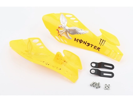 Захист рук на кермо мото MONSTER ENERGY, помаранчевий (тип2)