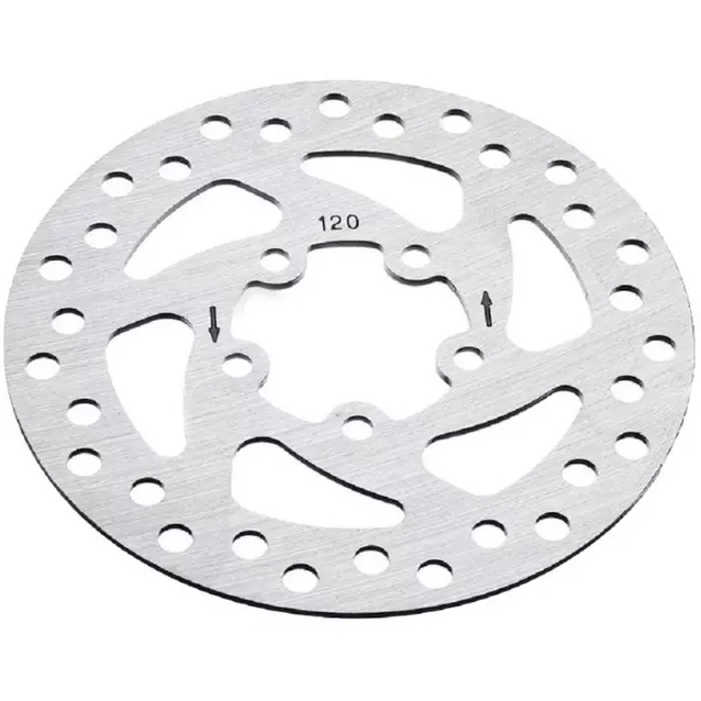 Гальмівний диск (ротор) Ø120мм під болти, 5 отворів, для електросамоката (Xiaomi M365 PRO) фото westvelo.com