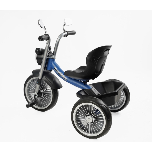 Дитячий велосипед 3-х колісний EVA (піна) Best Trike колеса 10-8, BS-68096 синій, сталева рама, УКР. ОЗВУЧУВАННЯ, кошик фото westvelo.com