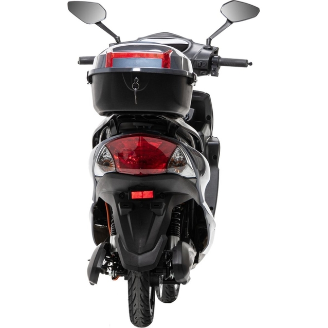 Електроскутер Corso «ATMOS» TS-731147, двигун 2000W, акумулятор 72V/35Ah графеновий, сірий, колеса 10" + 1 ящик. акум фото westvelo.com