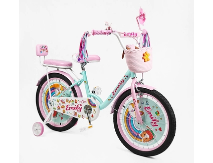 Дитячий велосипед 20 ST Corso «EMILY» ML-20547 бірюзово-рожевий