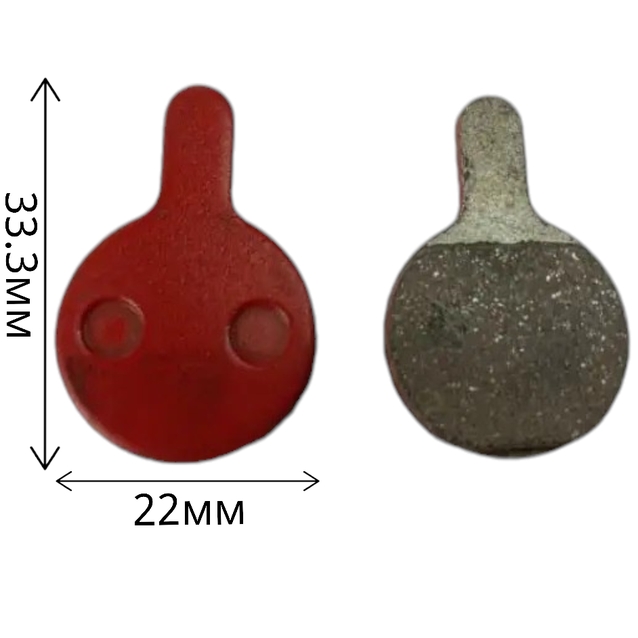 Колодки гальмівні дискові № 22 фото westvelo.com