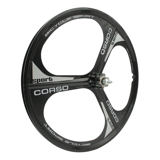 Колеса 24 перед+зад, обода ЛИТІ чорні Corso, втулка на промах, диск 6 болтів фото westvelo.com
