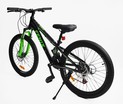 Велосипед 24 AL Corso «FENIX» FX-24882 алюміній 11", (к-т Saiguan) чорно-салатовий фото westvelo.com