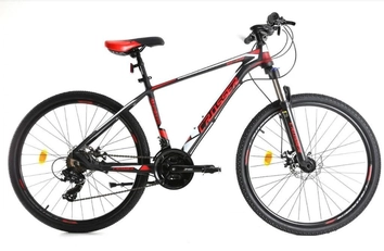 Велосипед 29 AL Crosser «MT-036» алюміній 17", (21 Shimano+hydraulic) чорно-біло-червоний