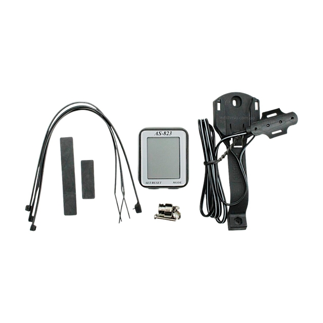 Велокомп'ютер ASSIZE 823 (11 functions) фото westvelo.com