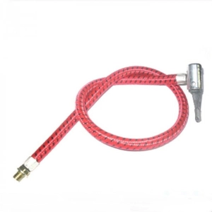 Шланг насоса авто гума-тканина, червоний (PL.наконеч) L- 56см