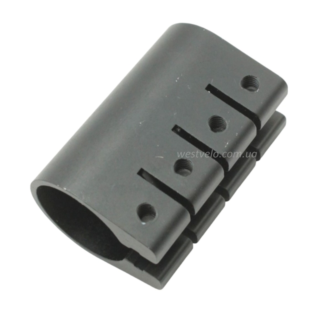 Хомут зажим трюкового самоката AL. чорний 306 фото westvelo.com