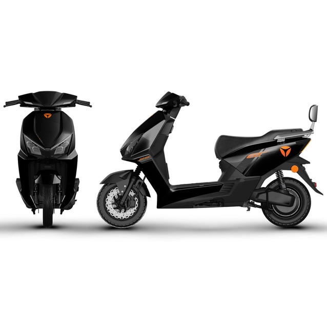 Електроскутер Yadea «GT25» 034, двигун 1400W, акумулятор 72V 23Ah графеновий, чорний, колеса 10" фото westvelo.com