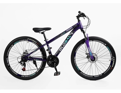 Велосипед 26 ST Corso «GLOBAL» GL-26105 сталь 13", (к-т Saiguan), темно-фіолетовий