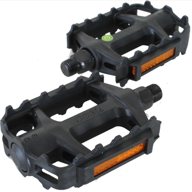 Педалі пластик NECO №163, чорні фото westvelo.com