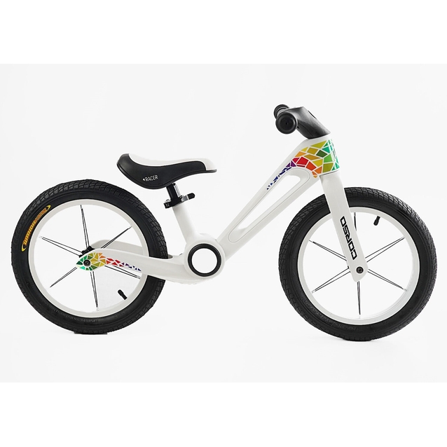 Велобіг 14 Corso надувні колеса, нейлонова складна рама NL-19903 білий фото westvelo.com
