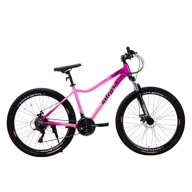 Велосипед 27.5 AL Corso «INTEGRA» NG-27345 алюміній 17", (к-т SHIMANO) рожевий фото westvelo.com