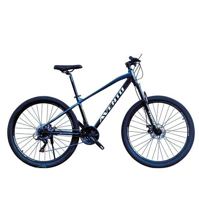 Велосипед 27.5 AL Corso «AVENTO» AN-76118 алюміній 15.5", (к-т SHIMANO) чорно-графітовий фото westvelo.com