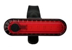 Мигалка на usb зарядку зад №056 VOLCANO червона з акумулятором (362) фото westvelo.com