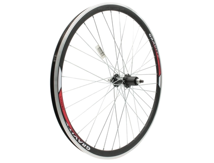 Колесо 27,5 зад, обід 2-ний чорний, втулка AL Quando касета (8-9)